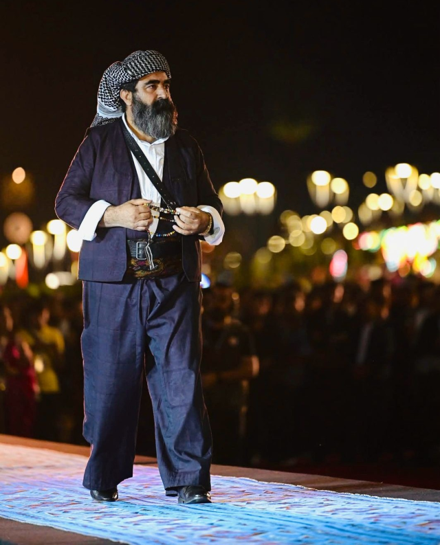 Gazeteci ve Aktör Halil Azizoğlu, Kürt Kıyafetleri Festivali'nde Şırnak'ı Temsil Etti