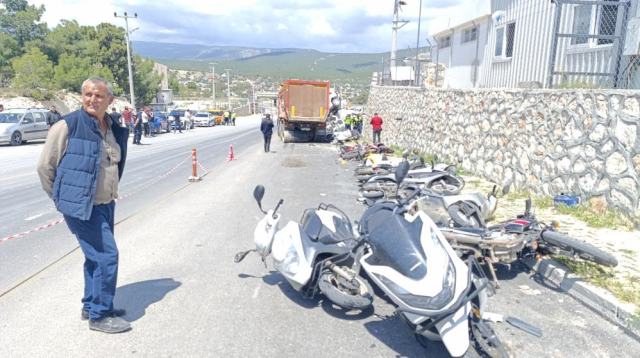 Kamyon önüne ne çıktıysa ezdi
