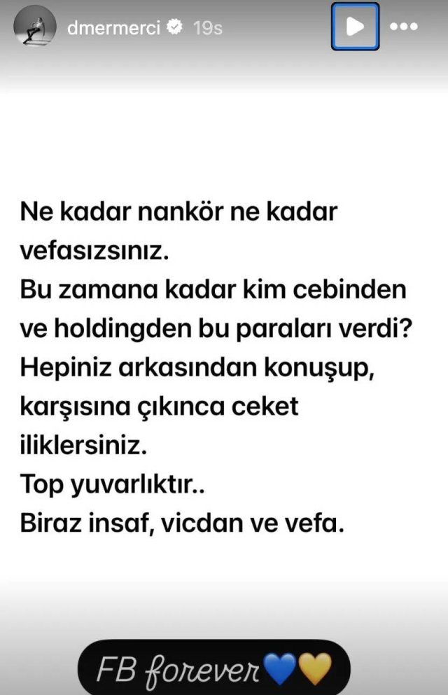 Ali Koç'a yakın dostundan destek: Nankör, vefasızlar Ali Koç'a yakın dostundan destek: Nankör, vefasızlar