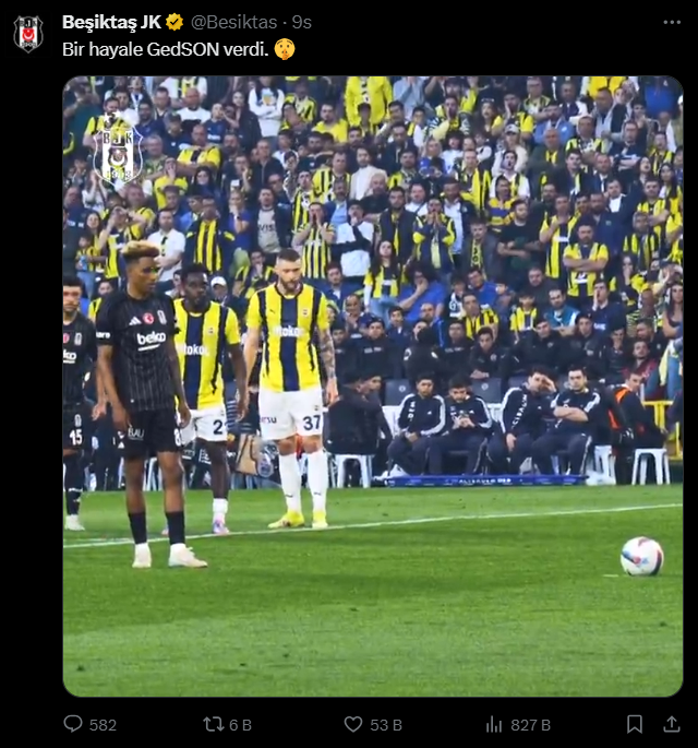 Beşiktaş'tan Fenerbahçe galibiyeti sonrası bomba paylaşımlar
