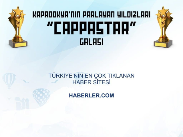 Kapadokya'nın Parlayan Yıldızları 'CAPPASTAR' ödülleri sahiplerini buldu