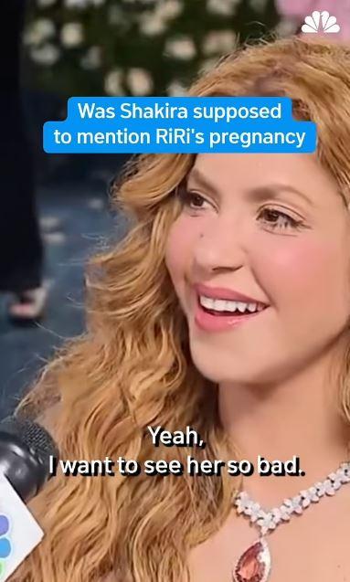 Shakira'dan büyük gaf: Rihanna'nın hamileliğini yanlışlık doğruladı