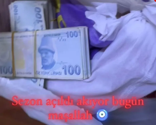 Villasına çöküp TikTok'ta paylaştılar: Sezon açıldı, akıyor bugün maşallah
