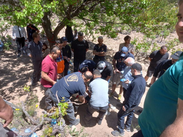 Kapadokya'da sıcak hava balonu kazası, turistler mahsur kaldı