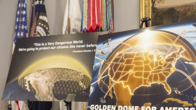 Trump'tan 175 milyar dolarlık proje: Uzaydan bile gelse koruyacağız Trump'tan 175 milyar dolarlık proje: Uzaydan bile gelse koruyacağız