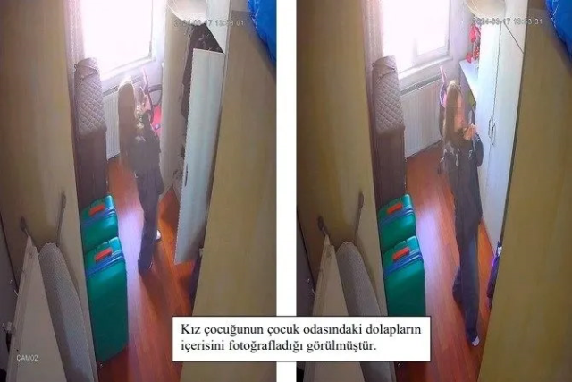 Banka müdürü kadının oyununu gizli kamera bozdu