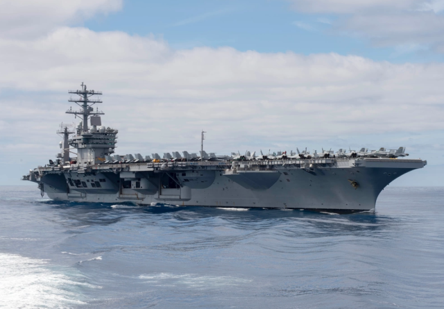 ABD uçak gemisi USS Nimitz, Orta Doğu'ya doğru hareket etmeye başladı ABD uçak gemisi USS Nimitz, Orta Doğu'ya doğru hareket etmeye başladı