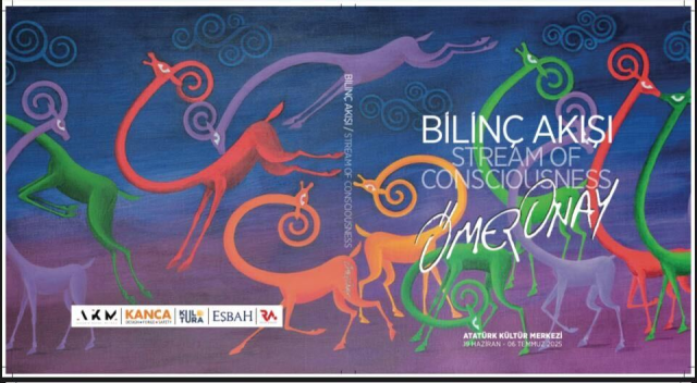 Ressam Ömer Onay'ın 'Bilinç Akışı' sergisi AKM'de ziyarete açıldı