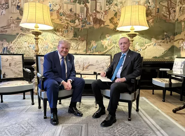 Cumhurbaşkanı Erdoğan ile Trump yüz yüze görüştü: Gazze'deki trajedi bir an önce sona ermeli