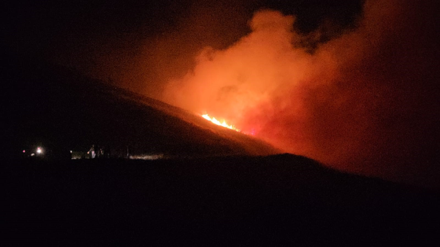 Bir yangın da Elazığ'da: Yerleşim yerleri boşaltılmaya başlandı