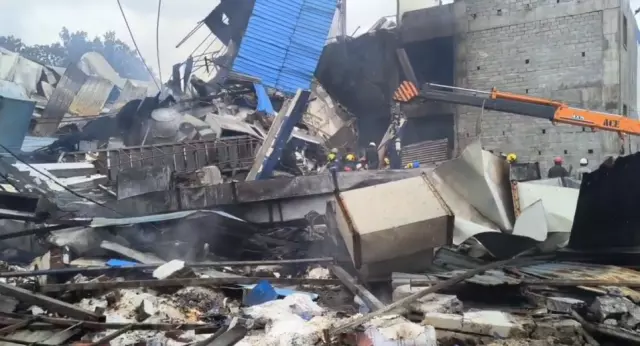 İlaç fabrikasında kimyasal reaktör patladı! 44 ölü