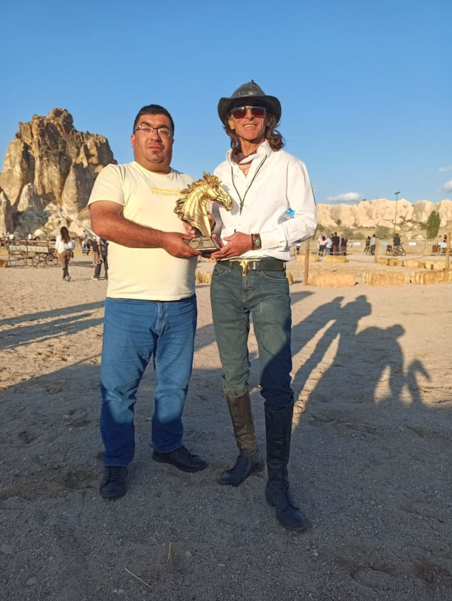 Kapadokya'da cirit rüzgarı esti: Türk'ün atla yazdığı tarih canlandı