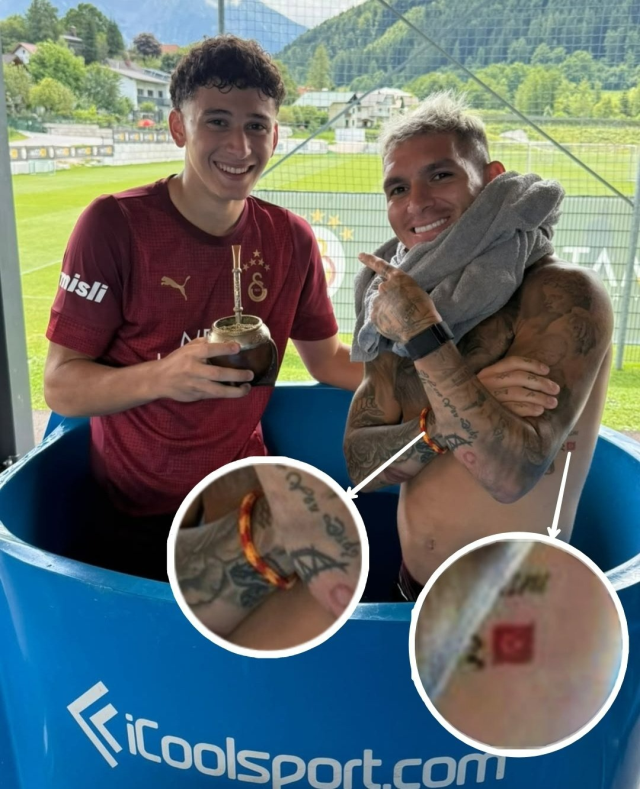 Torreira vücuduna Türk bayrağı dövmesi yaptırdı