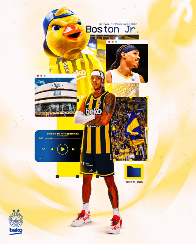 Fenerbahçe Beko, NBA'den yeni transferini açıkladı