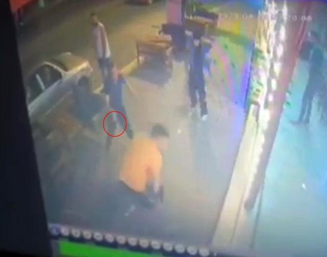 Oda başkanının 2 kişiyi öldürdüğü anlar kamerada