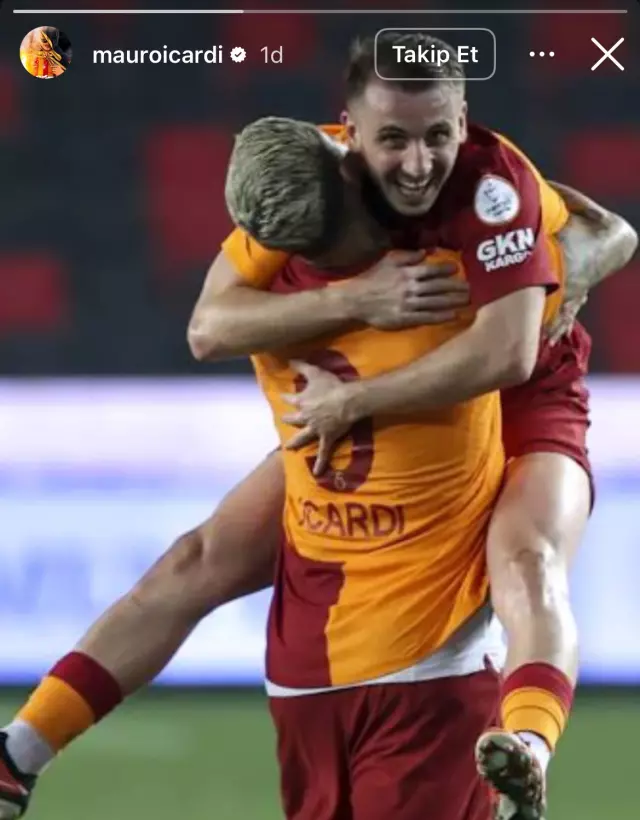 Icardi'den sürpriz Kerem Aktürkoğlu paylaşımı