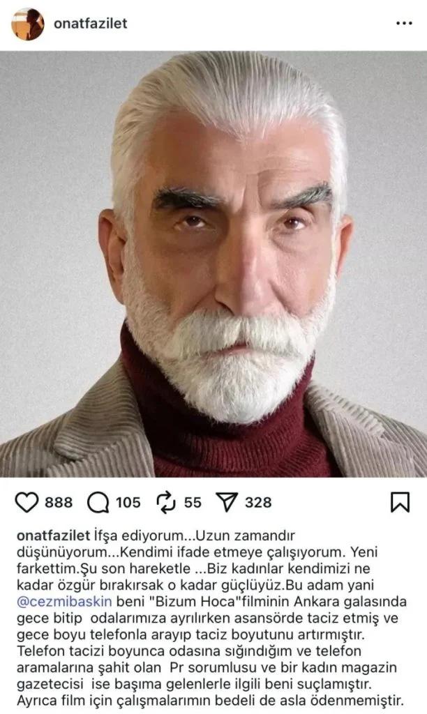 Cezmi Baskın'dan taciz iddiasına yanıt