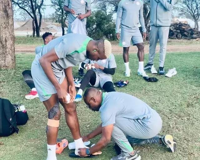 Galatasaray taraftarının yüreğini ağzına getiren Osimhen fotoğrafı