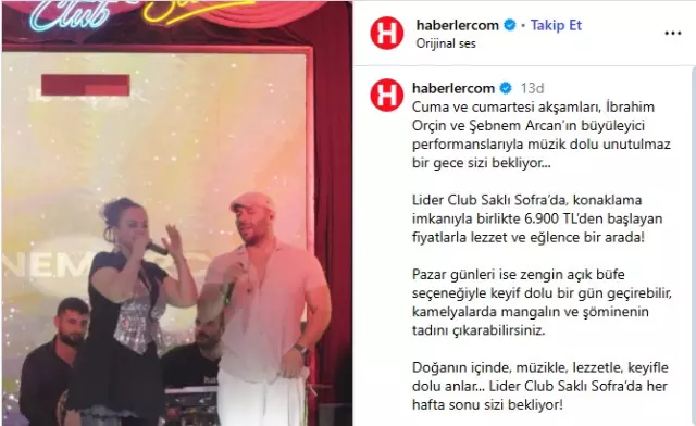 Hafta sonu müzik şöleni: İbrahim Orçin ve Şebnem Arcan'dan Çatalca'da unutulmaz performans
