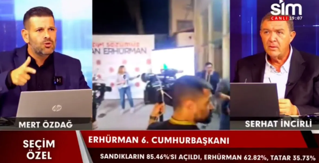 KKTC'li gazeteciden canlı yayında skandal sözler