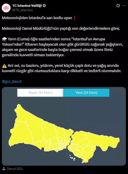 İstanbul için saat verildi! Sağanak yağış bu sefer çok kuvvetli gelecek İstanbul için saat verildi! Sağanak yağış bu sefer çok kuvvetli gelecek