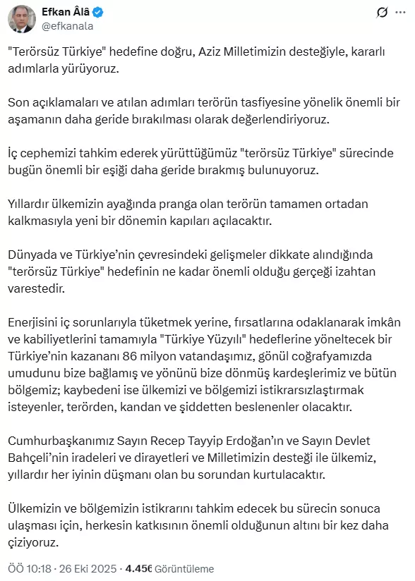 AK Parti'den PKK'nın Türkiye'den çekilmesine ilk yorum AK Parti'den PKK'nın Türkiye'den çekilmesine ilk yorum
