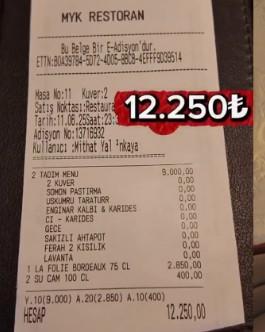 MasterChef Jürisi Mehmet Yalçınkaya'nın mekanından adisyon paylaşıldı! Fiyatlar tartışma yarattı