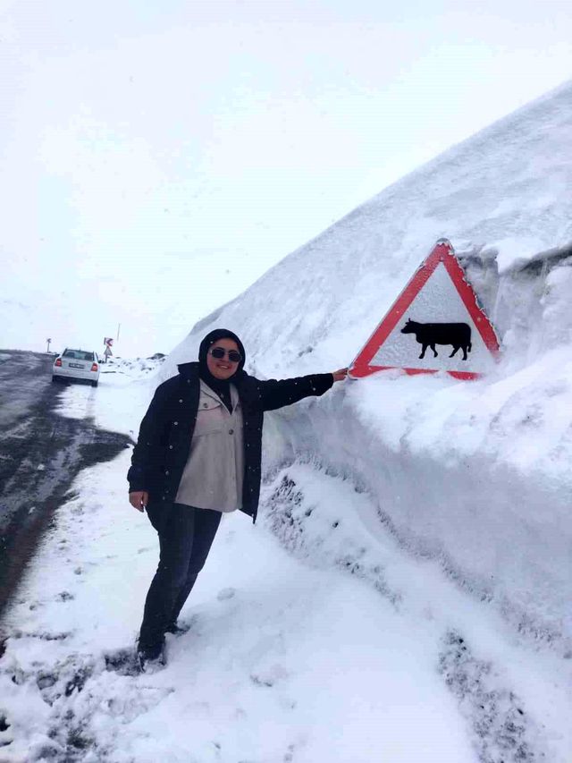 Kar kalınlığı tabela boyunu geçti