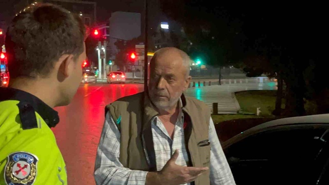 Alkollü sürücüden 'yandık' sitemi
