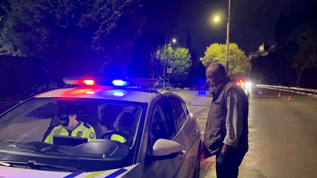 Alkollü sürücüden 'yandık' sitemi
