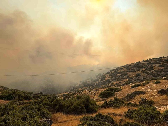 Bozdoğan'da Zirai Yangın: 20 Ev Tahliye Ediliyor