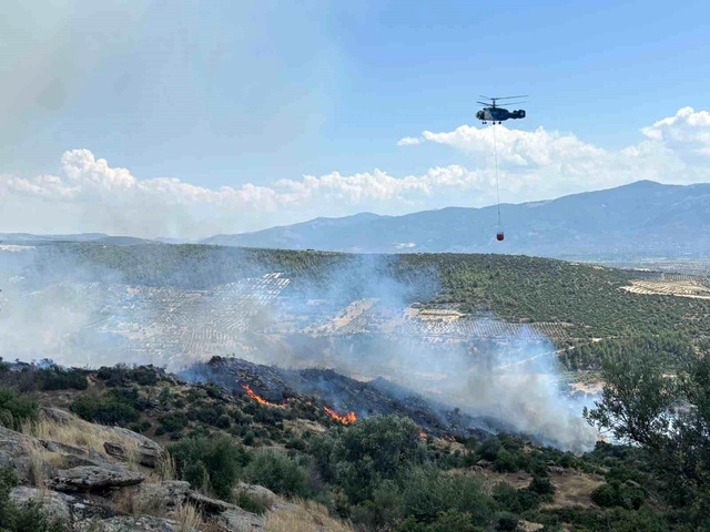 Bozdoğan'da Zirai Yangın: 20 Ev Tahliye Ediliyor