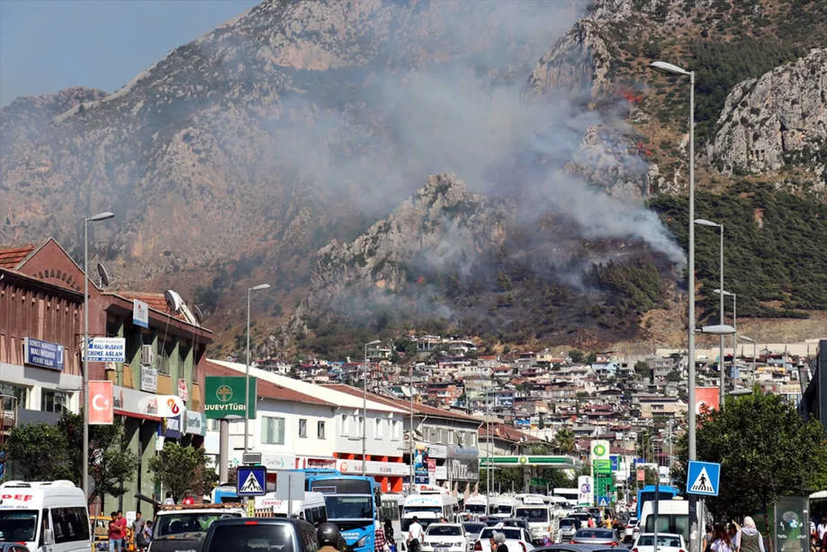 Hatay\'da Orman Yangını