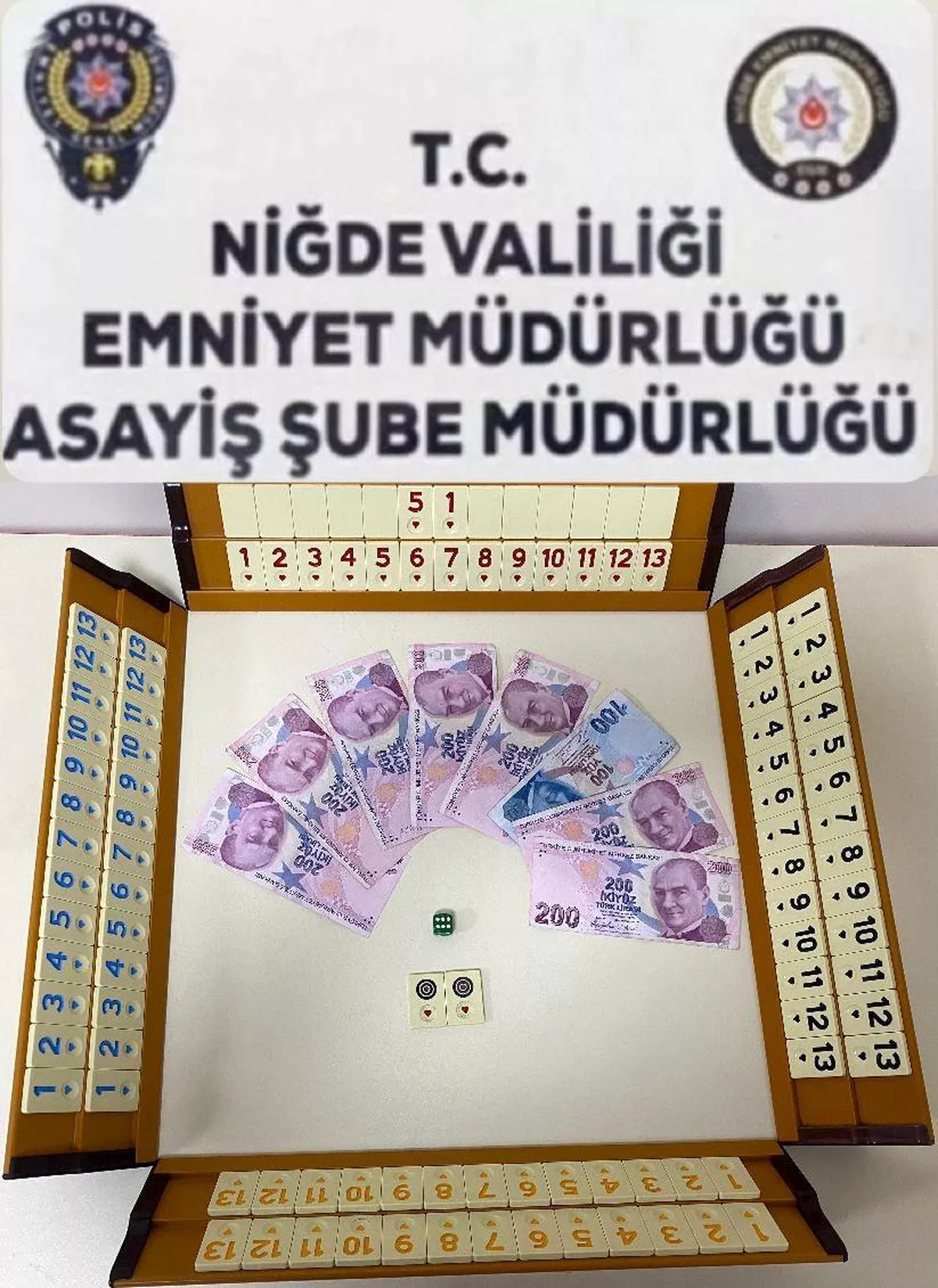 Niğde\'de Kumar Operasyonu