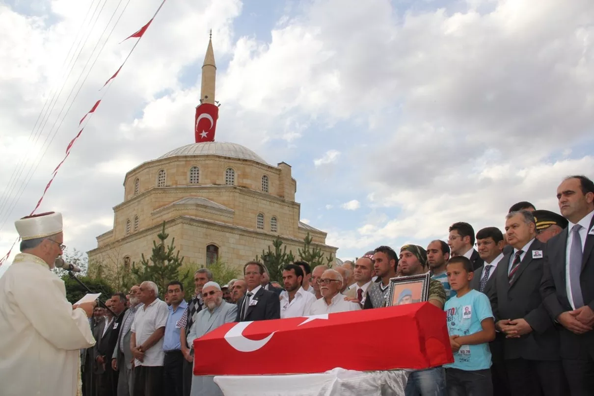 Bayburt Şehidini Uğurladı
