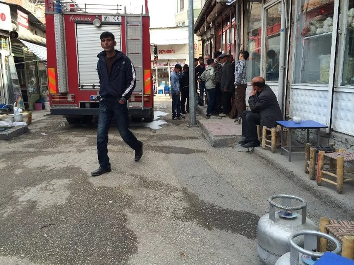 Van\'da İş Yeri Yangını