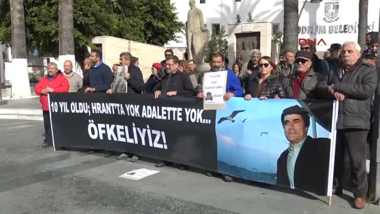 Bodrum Hrant Dink Bodrum\'da Anıldı