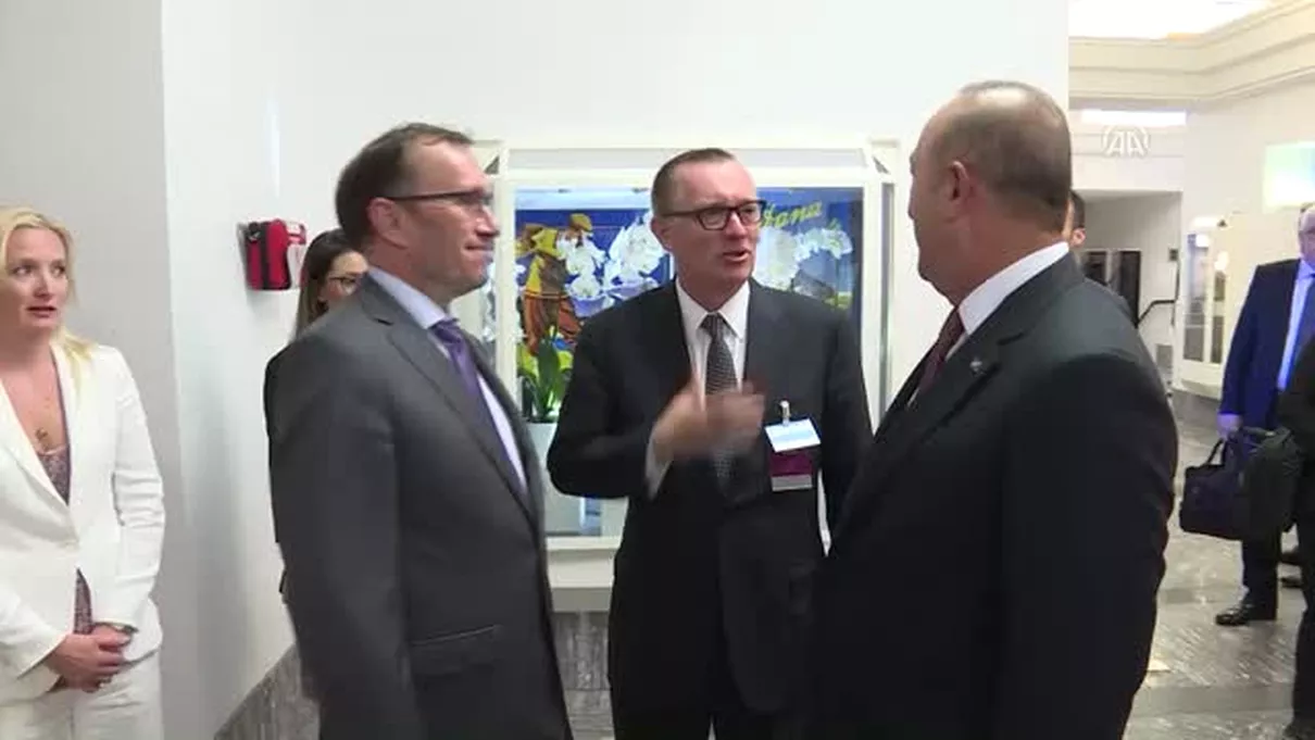 Çavuşoğlu, Eide ve Feltman Ile Görüştü