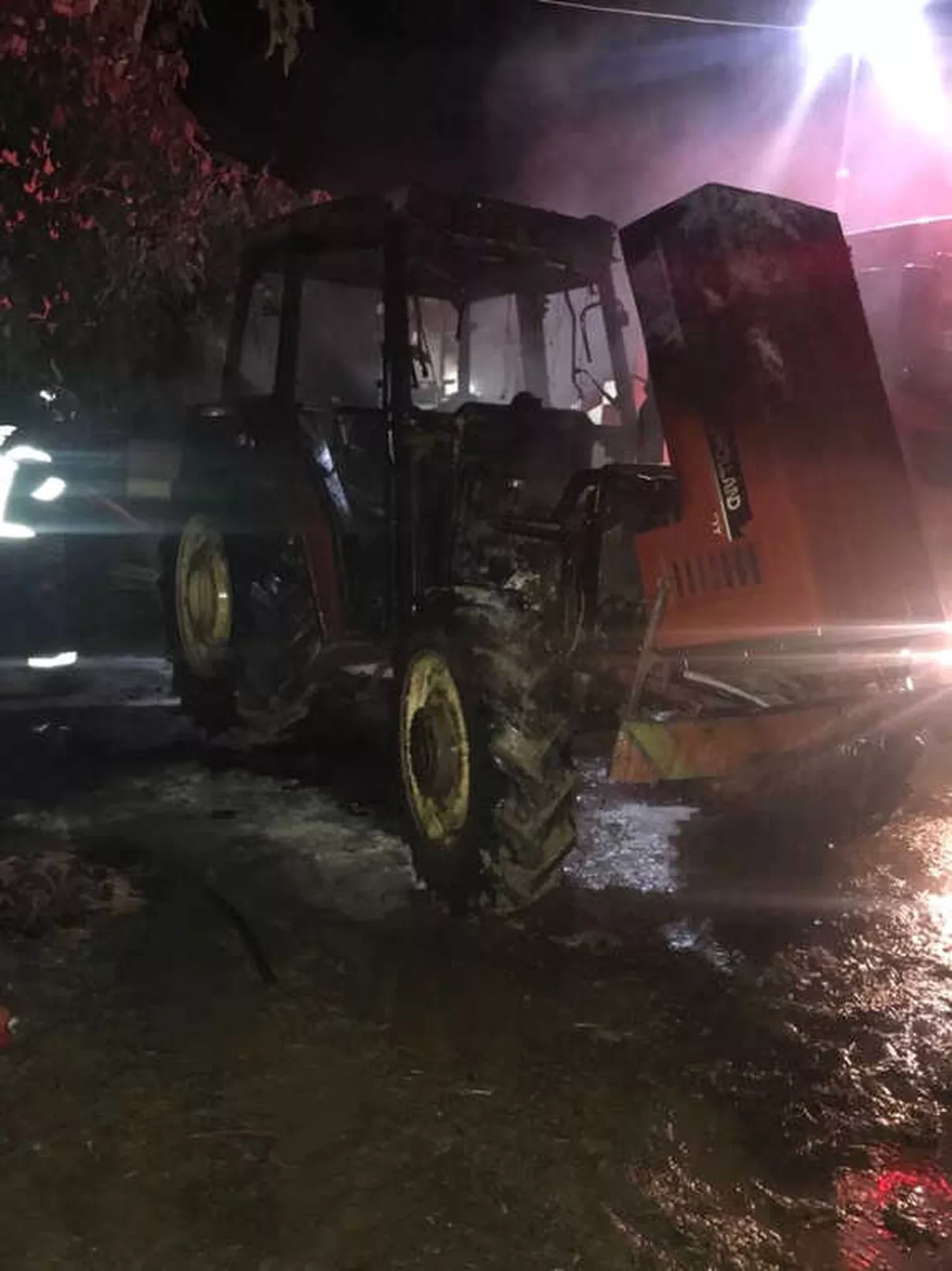 Tekirdağ\'da Traktör Yangını