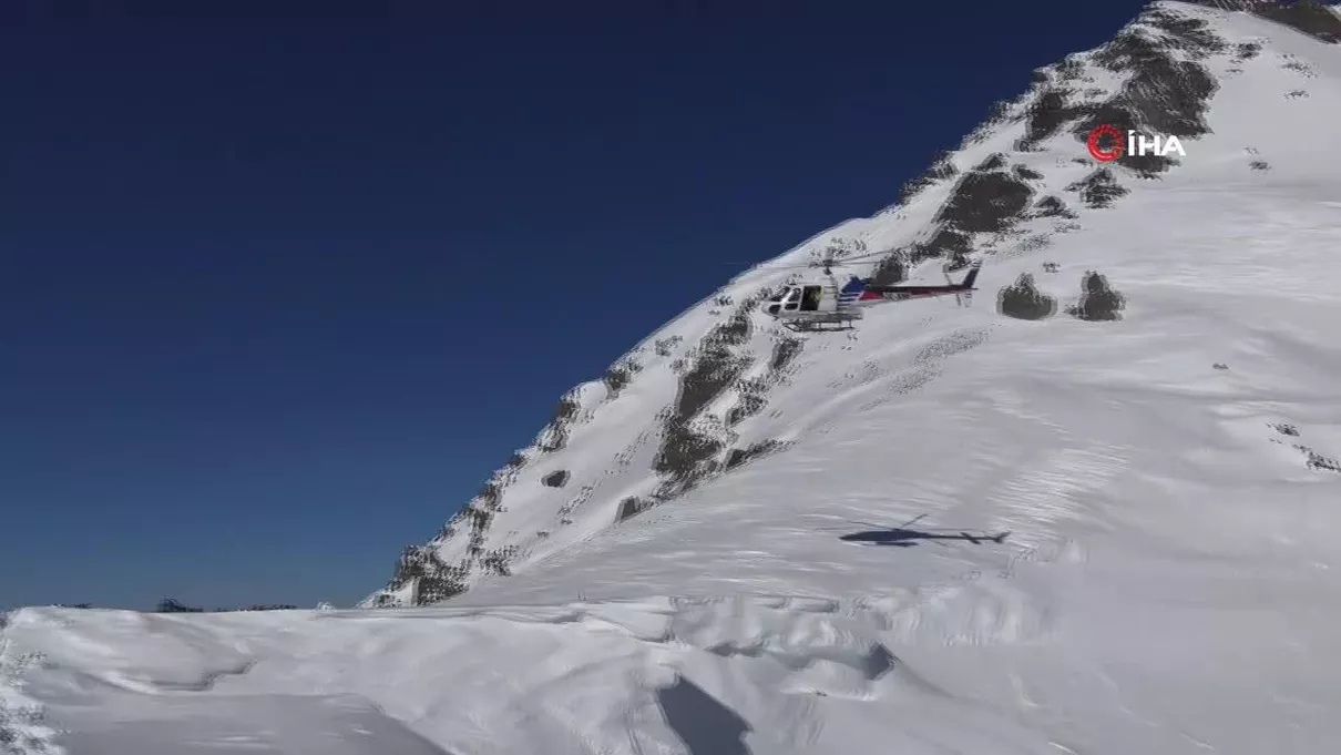 Kaçkar Dağlarında \'Heliski\' Heyecanı Devam Ediyor