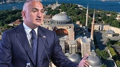 Ayasofyanın altında 9 kilometrelik gizli dünya! Bakan Ersoy açıkladı