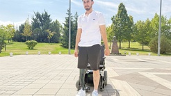 21 yaşında bacağını yitiren gazi yeniden yürüyor! Fatih Özdemir Tokatta gençlerle projeler üretiyor