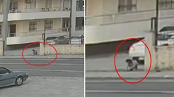 4 yaşındaki kız çocuğu, geri manevra yapan aracın altında kaldı! Kan donduran anlar kamerada