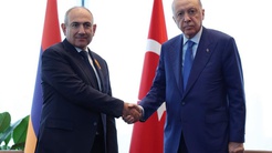 Cumhurbaşkanı Erdoğan, Ermenistan Başbakanı Paşinyanı kabul etti