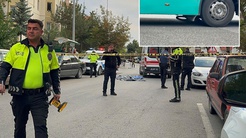 Kahreden kaza! Otobüsün altında kalan bisikletli çocuk kurtarılamadı