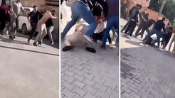 Müteahhit ile inşaat işçileri arasında kavga: 8 kişi yaralandı