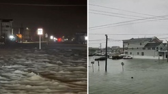 New Jerseyde sel yolları ve evleri vurdu, 70 binden fazla hane elektriksiz kaldı