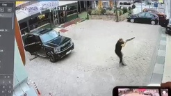 Çankayadaki silahlı kavganın görüntüleri ortaya çıktı: Salon sahibi pompalı tüfekle ateş açmış