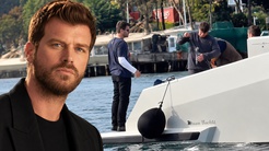 Kıvanç Tatlıtuğ Boğazda balık tutarken görüntülendi