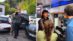 Nurgül Yeşilçayın oğlu Osman Nejat, “Ömür Usta"nın setini bastı